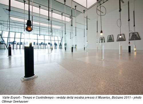 Valie Export - Tempo e Controtempo - veduta della mostra presso il Museion, Bolzano 2011 - photo Othmar Seehauser