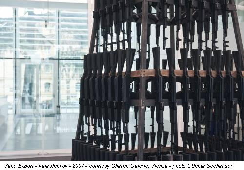 Valie Export - Kalashnikov - 2007 - courtesy Charim Galerie, Vienna - photo Othmar Seehauser