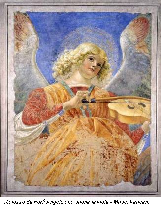 Melozzo da Forlì Angelo che suona la viola - Musei Vaticani