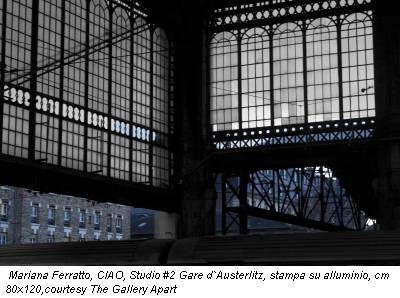 Mariana Ferratto, CIAO, Studio #2 Gare d`Austerlitz, stampa su alluminio, cm 80x120,courtesy The Gallery Apart