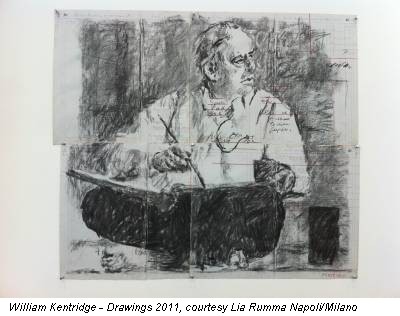 William Kentridge - Drawings 2011, courtesy Lia Rumma Napoli/Milano