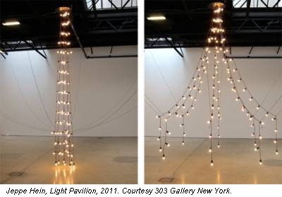 Jeppe Hein, Light Pavilion, 2011. Courtesy 303 Gallery New York.