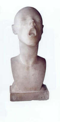 Ugo Pozza, Giovane Cantore (1939) gesso 50x22