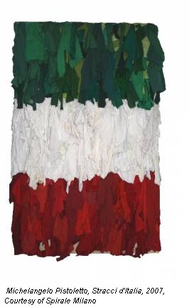 Michelangelo Pistoletto, Stracci d'Italia, 2007, Courtesy of Spirale Milano
