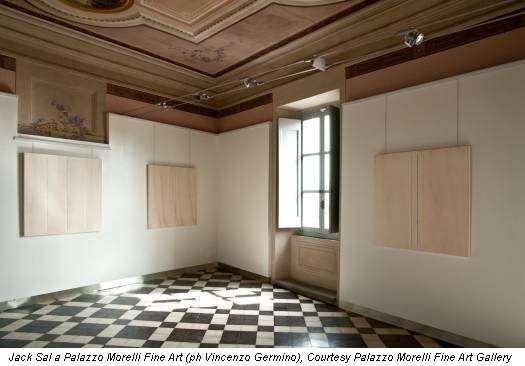 Jack Sal a Palazzo Morelli Fine Art (ph Vincenzo Germino), Courtesy Palazzo Morelli Fine Art Gallery