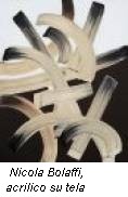 Nicola Bolaffi, acrilico su tela