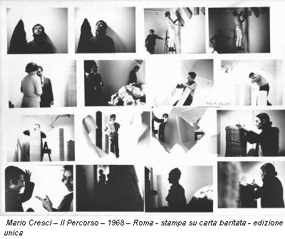 Mario Cresci – Il Percorso – 1968 – Roma - stampa su carta baritata - edizione unica