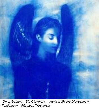 Omar Galliani – Blu Oltremare – courtesy Museo Diocesano e Fondazione – foto Luca Trascinelli