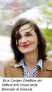 Bice Curiger Direttore del Settore Arti Visive della Biennale di Venezia