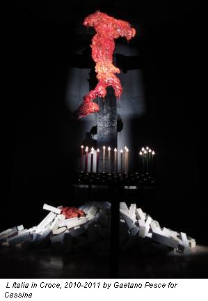 L Italia in Croce, 2010-2011 by Gaetano Pesce for Cassina