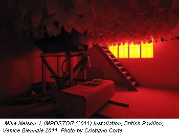 Mike Nelson: I, IMPOSTOR (2011) Installation, British Pavilion; Venice Biennale 2011. Photo by Cristiano Corte