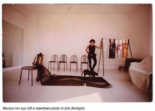 Maripol nel suo loft a downtown-photo di Edo Bertoglio