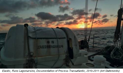 Elastic, Runo Lagomarsino, Documentation of Process Transatlantic, 2010-2011 (Art Statements)