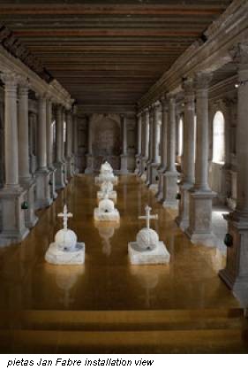 pietas Jan Fabre installation view