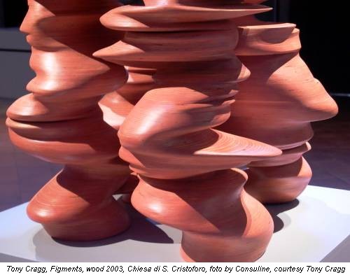 Tony Cragg, Figments, wood 2003, Chiesa di S. Cristoforo, foto by Consuline, courtesy Tony Cragg