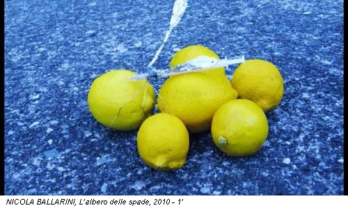 NICOLA BALLARINI, L’albero delle spade, 2010 - 1’