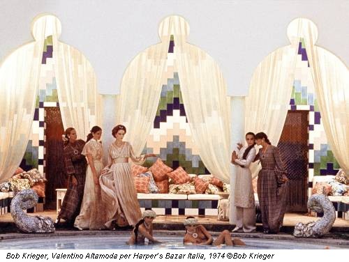 Bob Krieger, Valentino Altamoda per Harper’s Bazar Italia, 1974 ©Bob Krieger