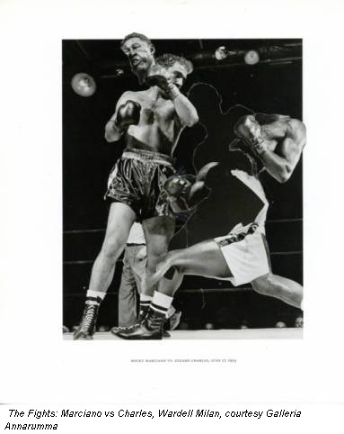 The Fights: Marciano vs Charles, Wardell Milan, courtesy Galleria Annarumma