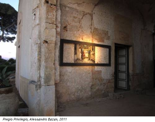 Pregio Privilegio, Alessandro Bazan, 2011