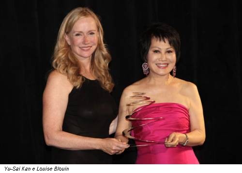 Yu-Sai Kan e Louise Blouin