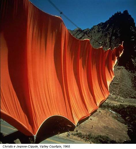 Christo e Jeanne-Claude, Valley Courtain, 1968
