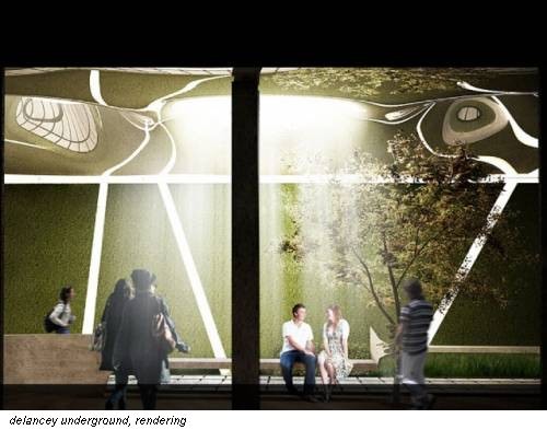 delancey underground, rendering