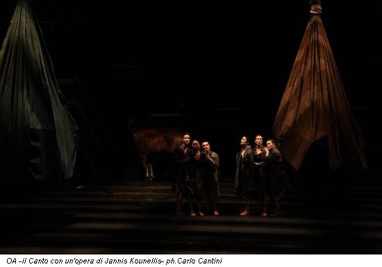 OA -il Canto con un'opera di Jannis Kounellis- ph.Carlo Cantini