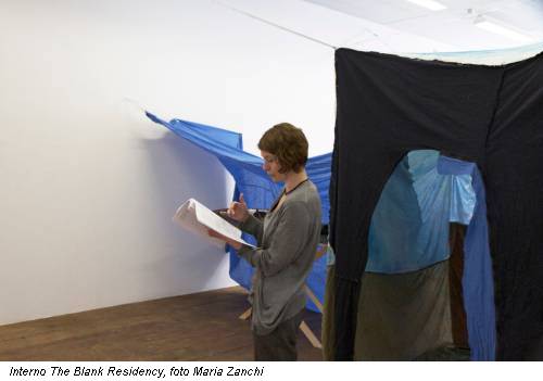 Interno The Blank Residency, foto Maria Zanchi
