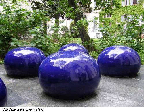 Una delle opere di Ai Weiwei