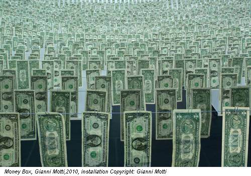 Money Box, Gianni Motti,2010, installation Copyright: Gianni Motti