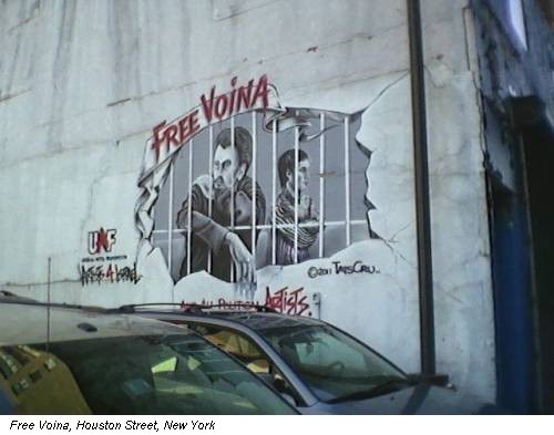 Free Voina, Houston Street, New York