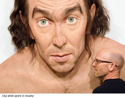 Una delle opere in mostra