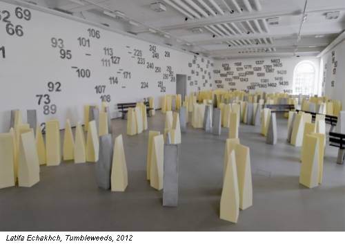 Latifa Echakhch, Tumbleweeds, 2012