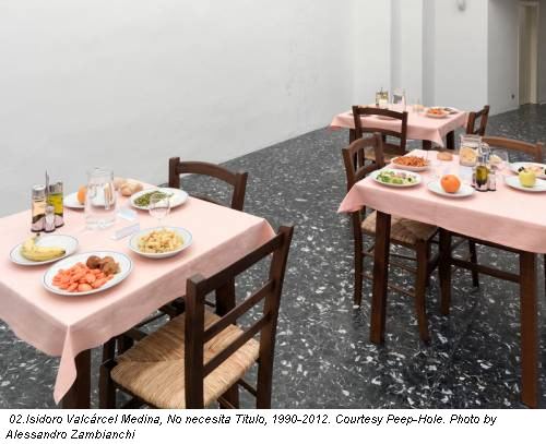 02. Isidoro Valcárcel Medina, No necesita Titulo, 1990-2012. Courtesy Peep-Hole. Photo by Alessandro Zambianchi