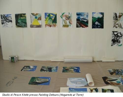 Studio di Pesce Khete presso Painting Detours (Nogaredo al Torre)