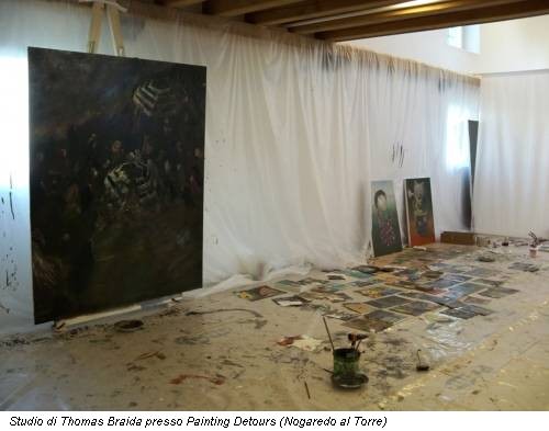 Studio di Thomas Braida presso Painting Detours (Nogaredo al Torre)