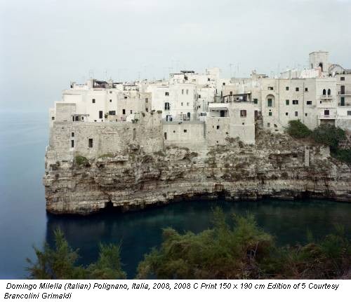 Domingo Milella (Italian) Polignano, Italia, 2008, 2008 C Print 150 x 190 cm Edition of 5 Courtesy Brancolini Grimaldi