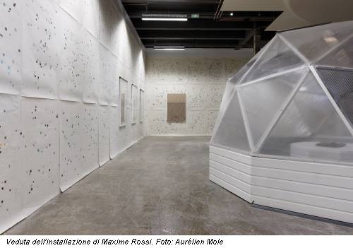 Veduta dell'installazione di Maxime Rossi. Foto: Aurélien Mole