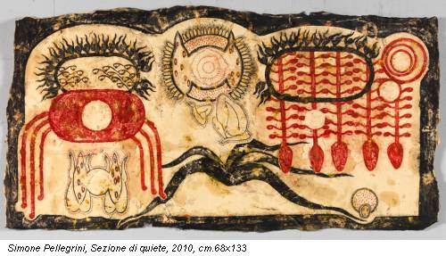 Simone Pellegrini, Sezione di quiete, 2010, cm.68x133