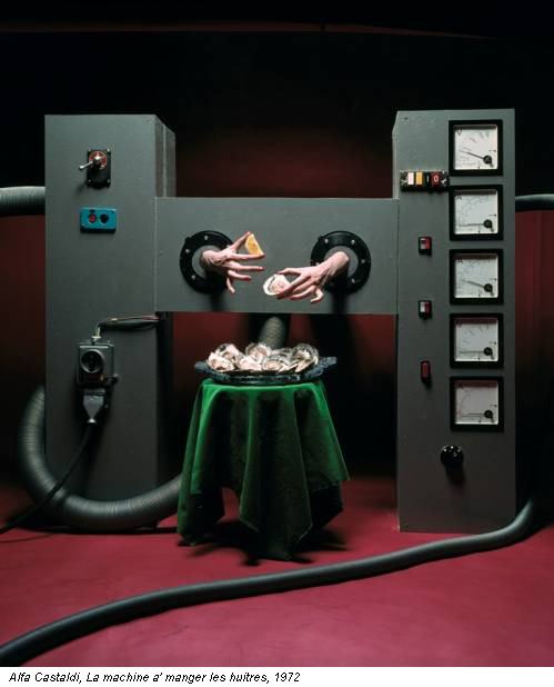Alfa Castaldi, La machine a' manger les huitres, 1972
