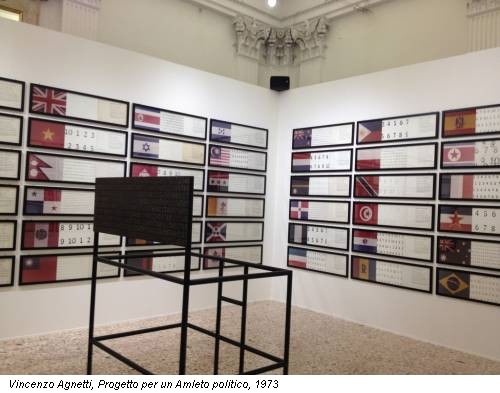 Vincenzo Agnetti, Progetto per un Amleto politico, 1973