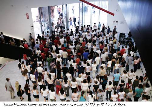 Marzia Migliora, Capienza massima meno uno, Roma, MAXXI, 2012. Foto G. Aloisi