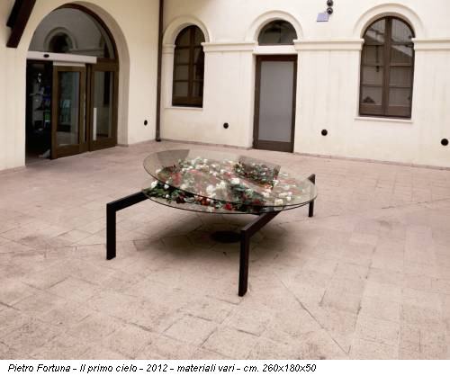 Pietro Fortuna - Il primo cielo - 2012 - materiali vari - cm. 260x180x50