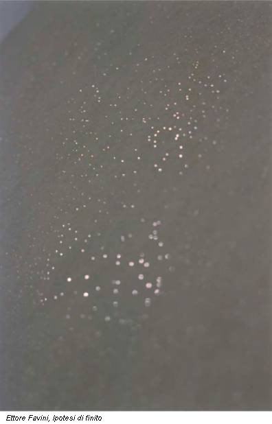  Ettore Favini, Ipotesi di finito
