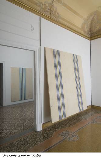 Una delle opere in mostra