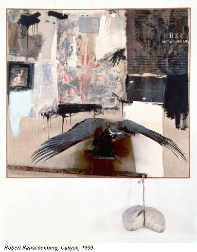 Robert Rauschenberg, Canyon, 1959