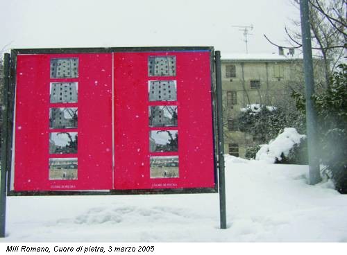 Mili Romano, Cuore di pietra, 3 marzo 2005