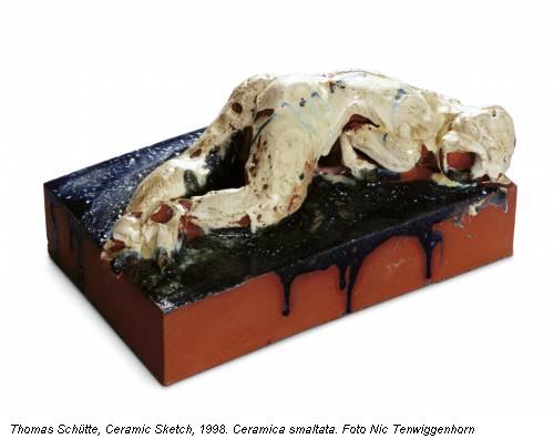 Thomas Schütte, Ceramic Sketch, 1998. Ceramica smaltata. Foto Nic Tenwiggenhorn