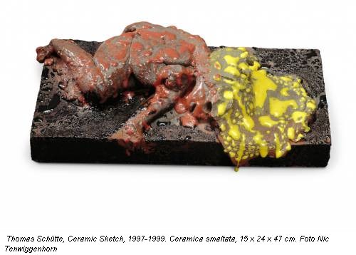 Thomas Schütte, Ceramic Sketch, 1997-1999. Ceramica smaltata, 15 x 24 x 47 cm. Foto Nic Tenwiggenhorn