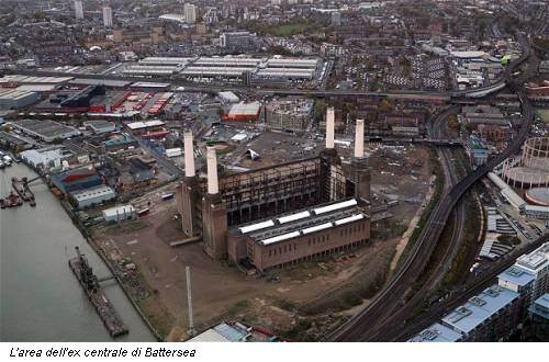 L'area dell'ex centrale di Battersea